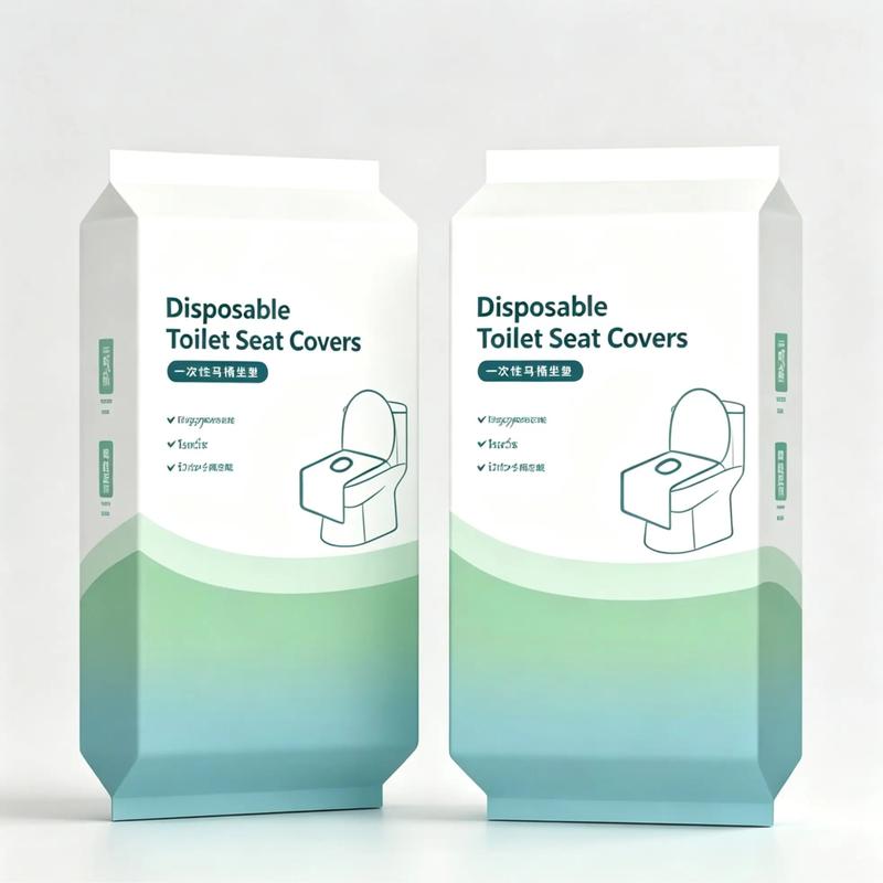 Disposable Toilet Seat Covers, 1 Pack (10PCS Individual Pouch), 16x24 in Waterproof Non-Slip Paper Covers for Adults & Kids, Travel Home Bathroom Supplies