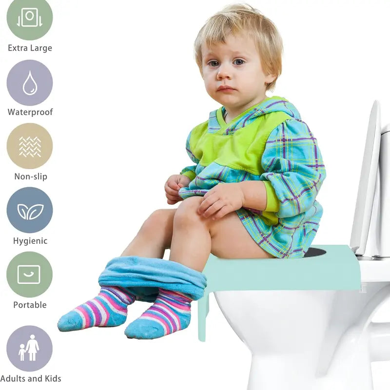 50pcs Disposable Toilet Seat Covers, Pastel Toilet Seat Protector for Home Bathroom Hotel Salon, Home Goods, Restroom Bathroom Accessory,Toilet Lid Cover (Individual Package)