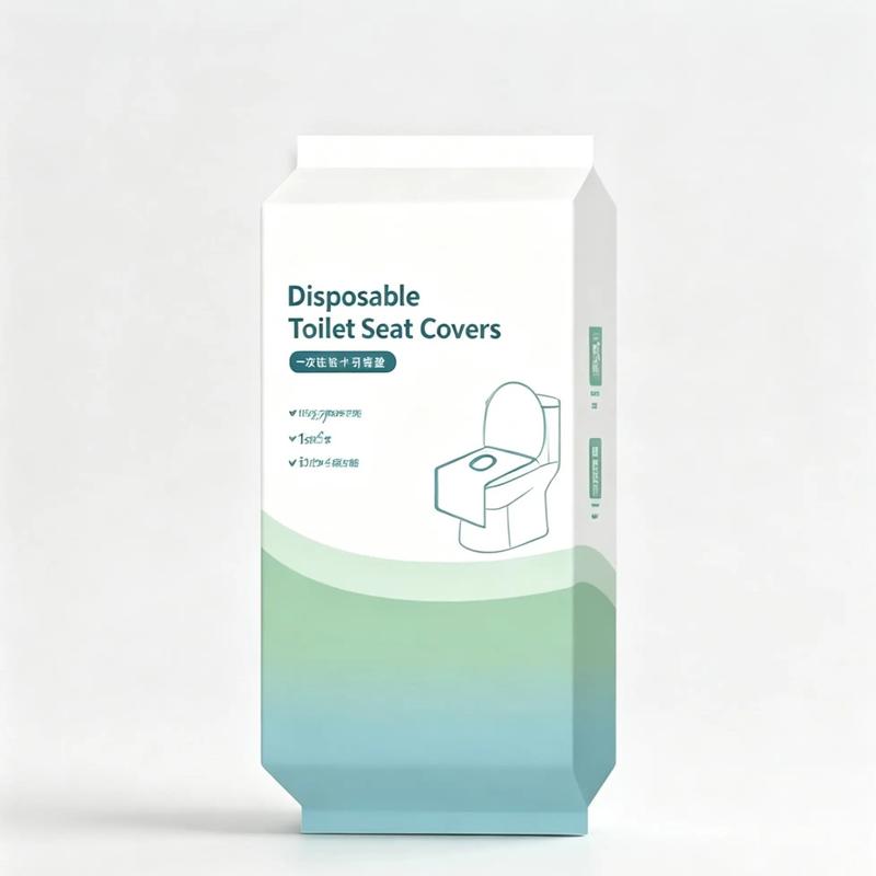 Disposable Toilet Seat Covers, 16x24 Inches XL Individually Wrapped Wood Pulp with 100% Dry Paper Top, 10/20/30 Packs, Waterproof PE Helps Block Liquid, Sticky Lid Hold, Pouch for Airplane & Home Bathroom Supplies for Adults