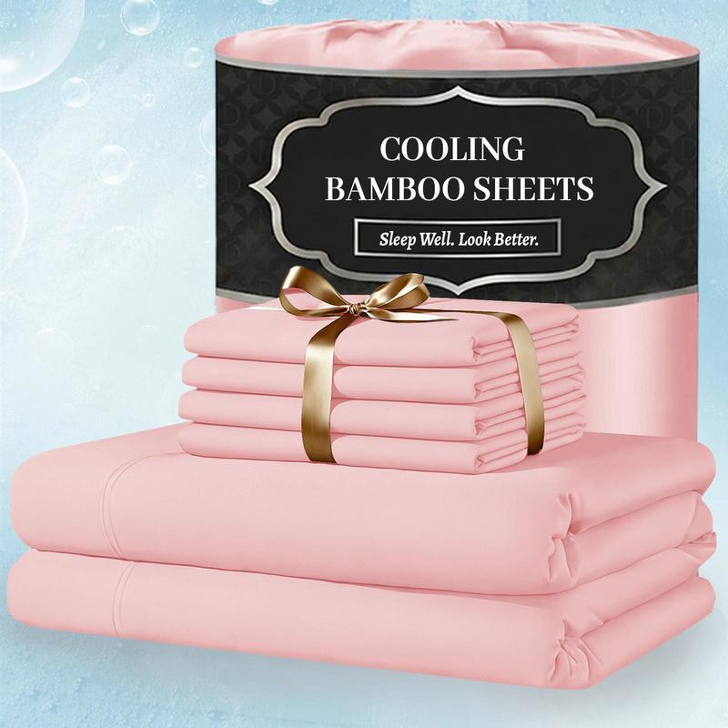 Luxury Plain Bamboo Fiber Duvet Cover - Sateen Finish, Casual, Breathable, Skin-Friendly, Easy-Care, Machine-Washable Quality-Tested Bedding Linen for Duvetcovers