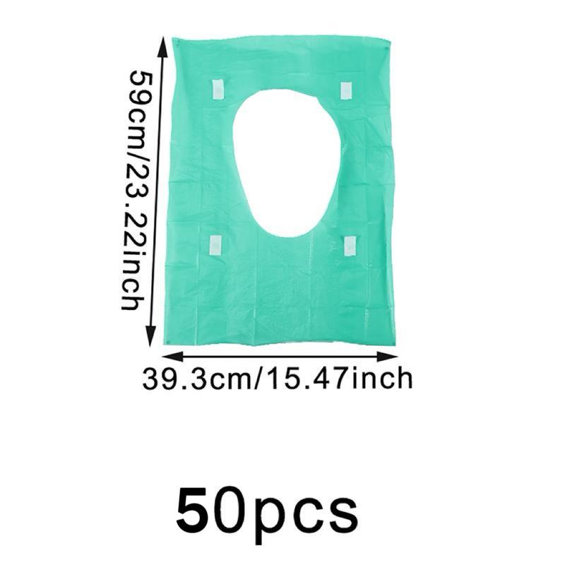 Disposable Toilet Seat Cover, 20/50pcs Disposable Toilet Seat Covers, Pastel Toilet Seat Protector for Home Bathroom Hotel Salon, Home Goods, Restroom Bathroom Accessory, Toilet Lid Cover