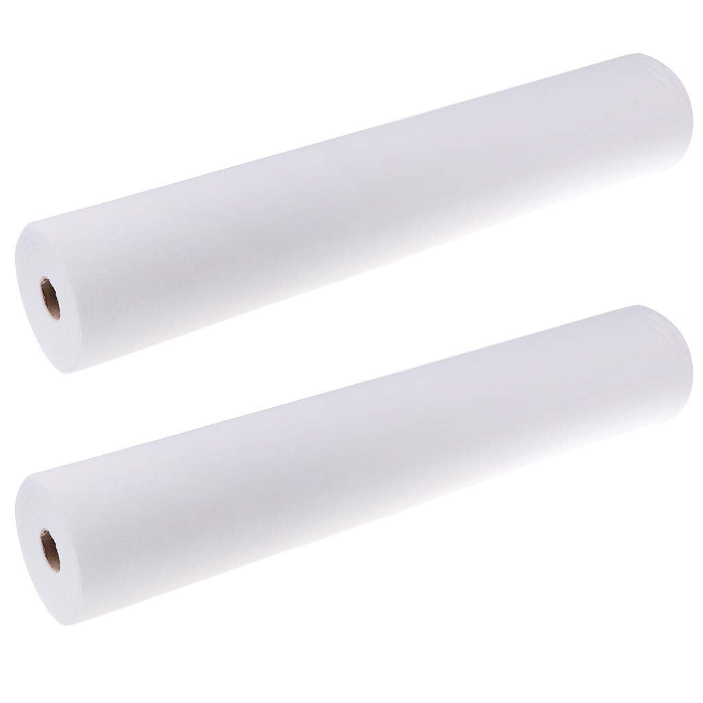 2 Rolls/100 Pieces Disposable Bed Sheets Massage Table Cover for Spa Beauty Salon