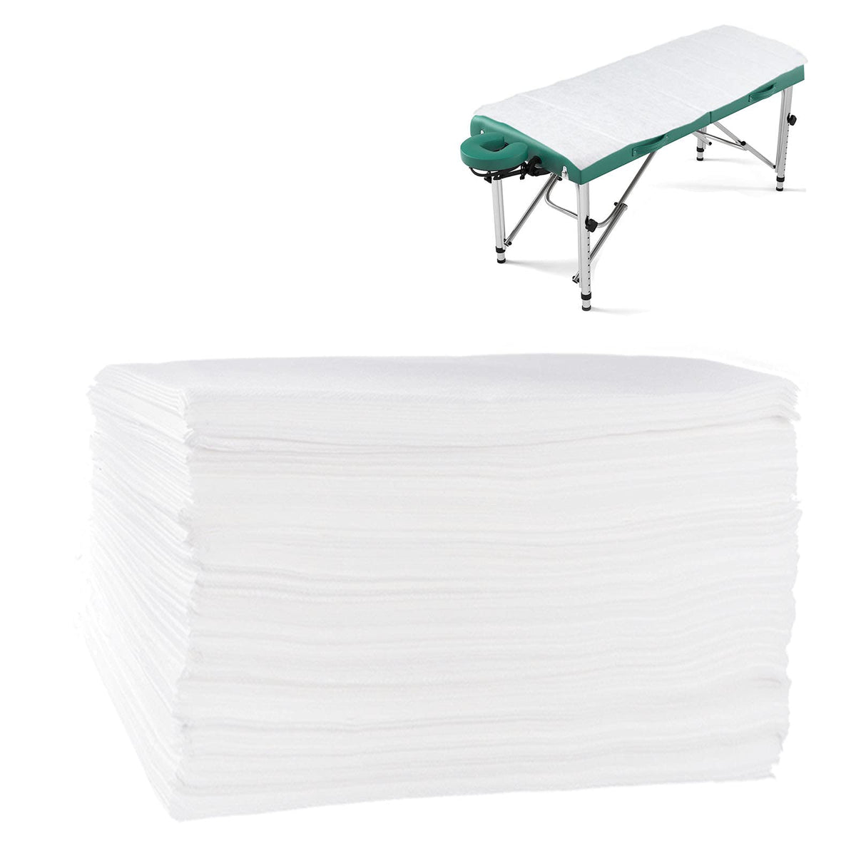 Disposable Bed Sheets 55PCS, Waterproof Bed Cover