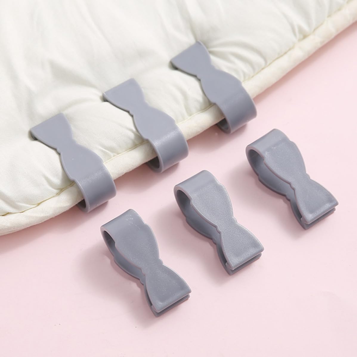 3 Set Comforter Clip Grippers for Bed Duvet Sheet Holder Lightweight Pp Quilt Fastener Non-Slip Clips Secure Bedding Accessories Compact Design for Rv Bedding and Home Use