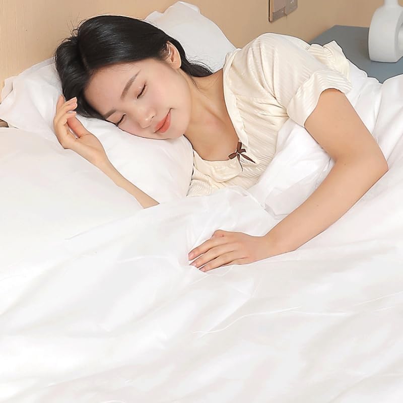 3 Set Disposable King Size Bedding with Bed Sheet, Duvet Cover, Pillowcases