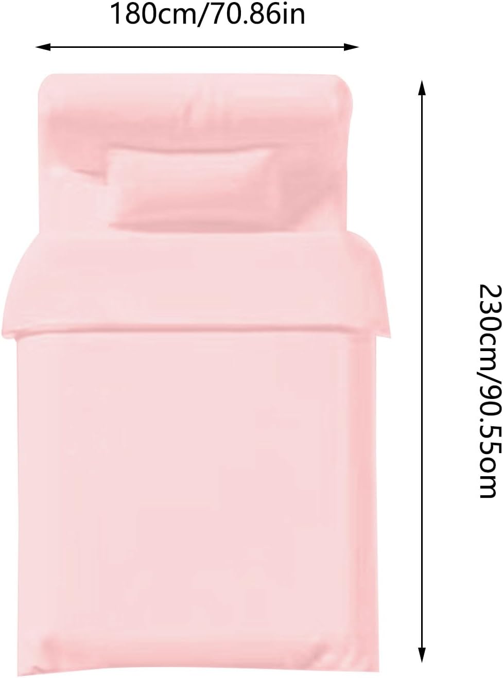 Disposable Bedding Set with Bed Sheet, Quilt Cover, Pillowcase Quilt Cover and Pillow Case Set Bedspread Portable Disposable Bed Sheet for Hotel and Travel