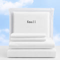 Kmall Disposable Sheets for Travel Queen Size, Disposable Bedding Sheet Set with 1 Fat Sheet, 1 Duvet Cover & 2 Pillowcases, Thick & Soft, Portable for Hotel Guest Bed SPA Business Trip Camping