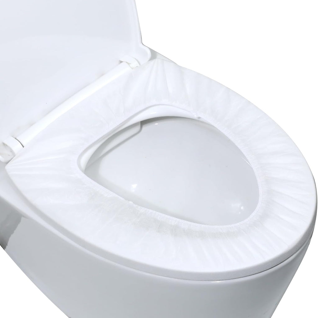 10 Pack Disposable Toilet Seat Covers for Travel Toilet Seat Mat Portable Disposable Toilet Seat Covers for Outing Hotel Hospital Public Toilet (Individual Package)