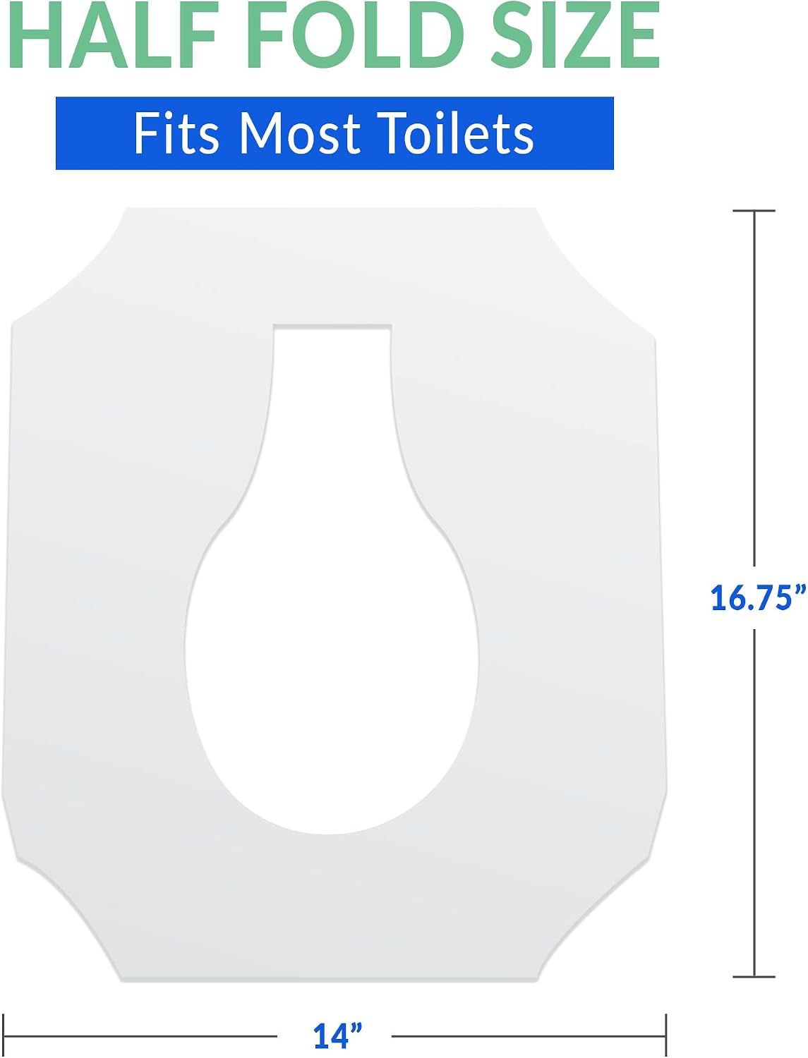 Reli. Toilet Seat Covers (2000 Pcs, 8 Packs of 250) Flushable