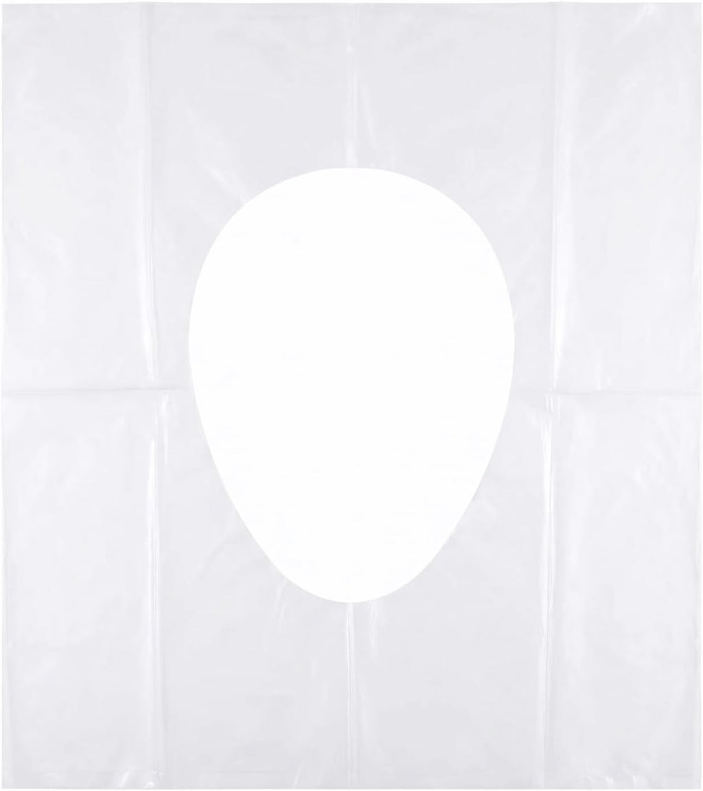 10 PCS Disposable Toilet Seat Covers, Waterproof Portable Toilet Seat Pads, Individually Wrapped Soft Breathable Sanitary Cushion for Travel, Hotel, Camping,Public Restroom, Universal Fit