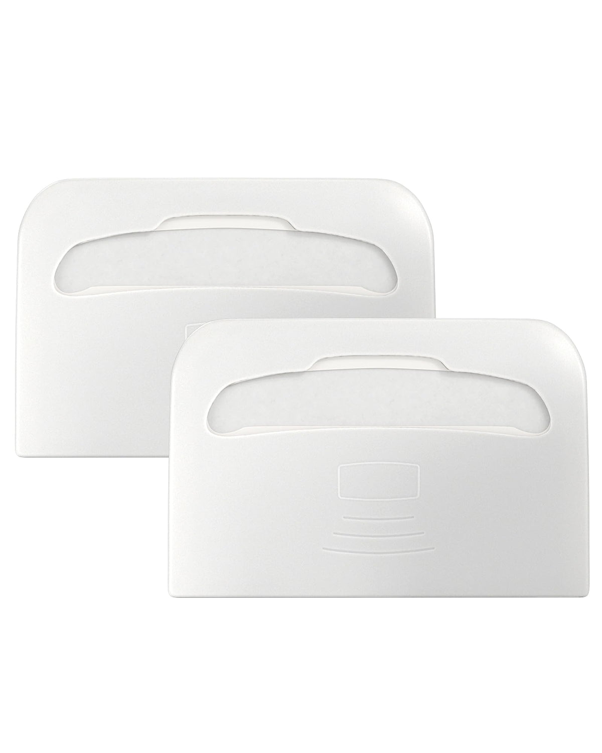 Commercial Toilet Seat Cover Dispenser Wall Mount (2-Pack), Black Half-Fold Toilet Seat Cover Holder for Bathroom/Restroom