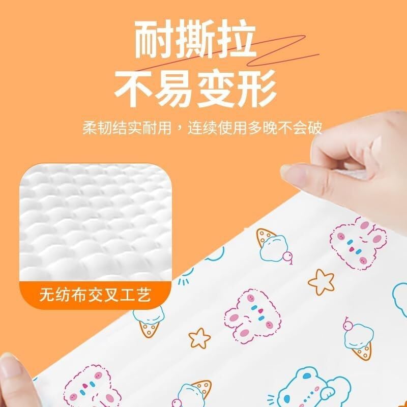 Disposable Bedding, Including (one Sheet, one Duvet Cover, and Two Pillowcases), Portable and Suitable for Hotels, Travel, and Hospitals.