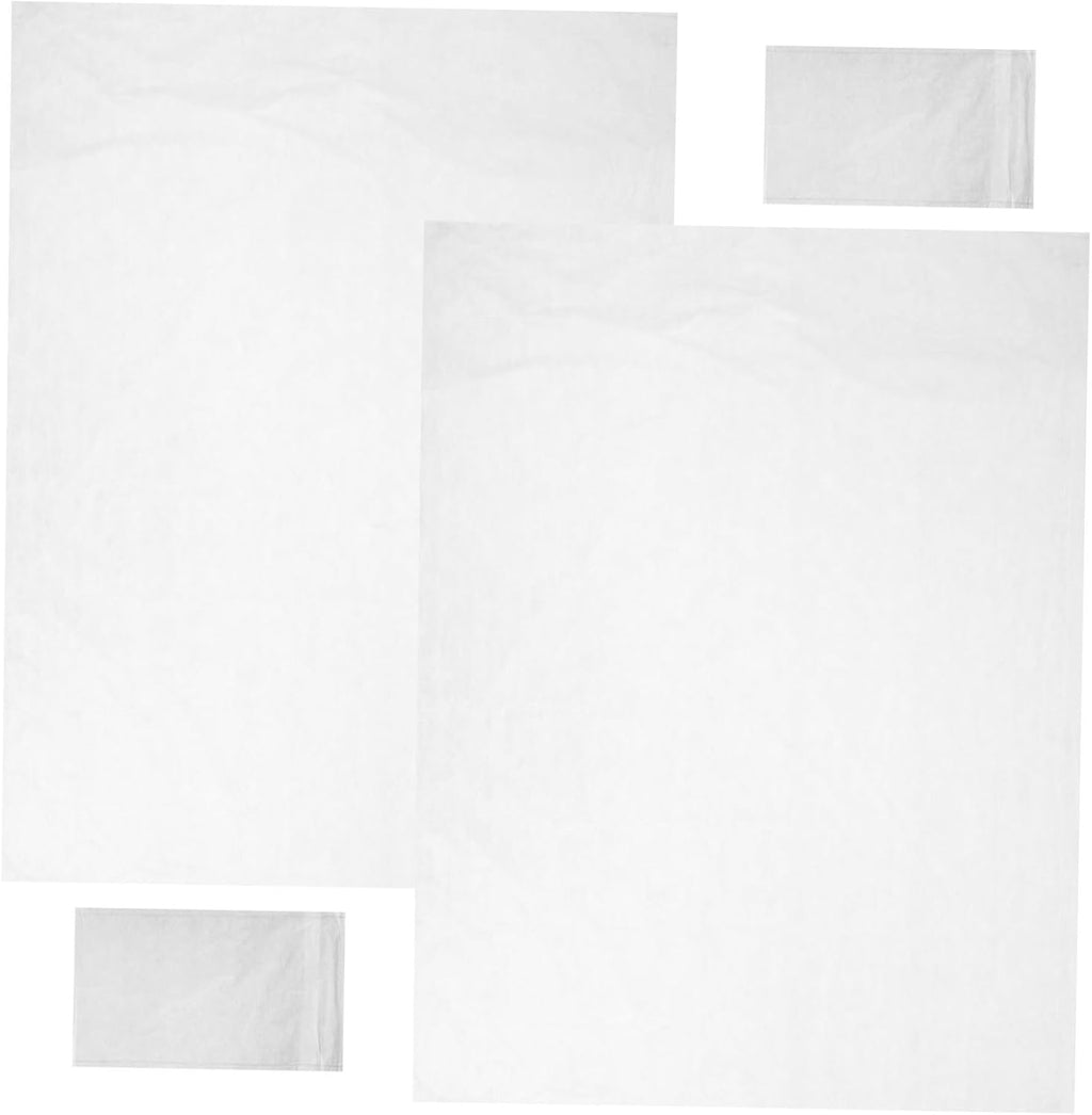 Disposable Bedding Travel Set with Sheet Duvet Cover Pillowcases White