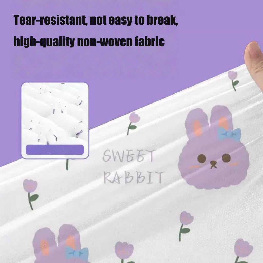 E I F E R Disposable Bed Sheets Fitted Sheet Set, 4 PCS