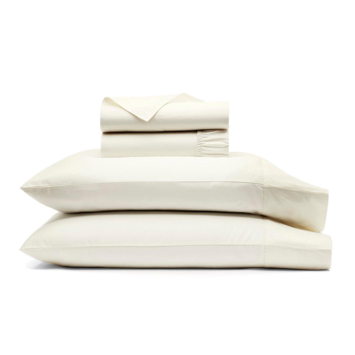 BOLL & BRANCH Signature Hemmed Sheet Set, King, White