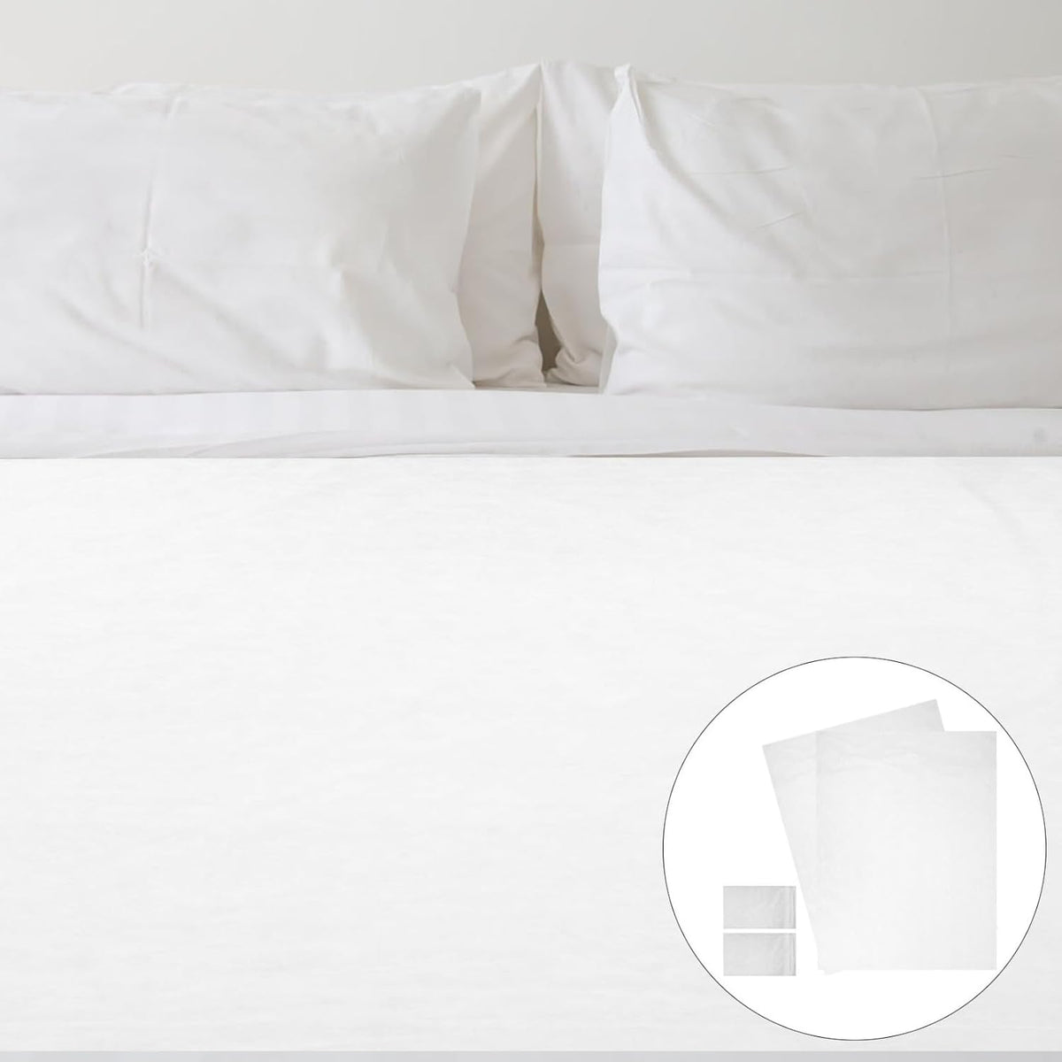 Levemolo Disposable Bed Sheet Set with Duvet Cover and Pillowcases