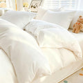 2Pcs White Disposable Travel Bedding Set