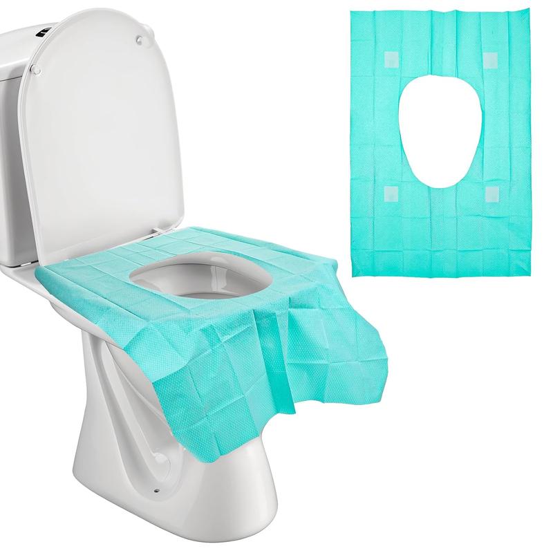 Disposable Toilet Seat Cover, 20/50pcs Disposable Toilet Seat Covers, Pastel Toilet Seat Protector for Home Bathroom, Hotel & Salon, Restroom Bathroom Accessory & Toilet Lid Cover