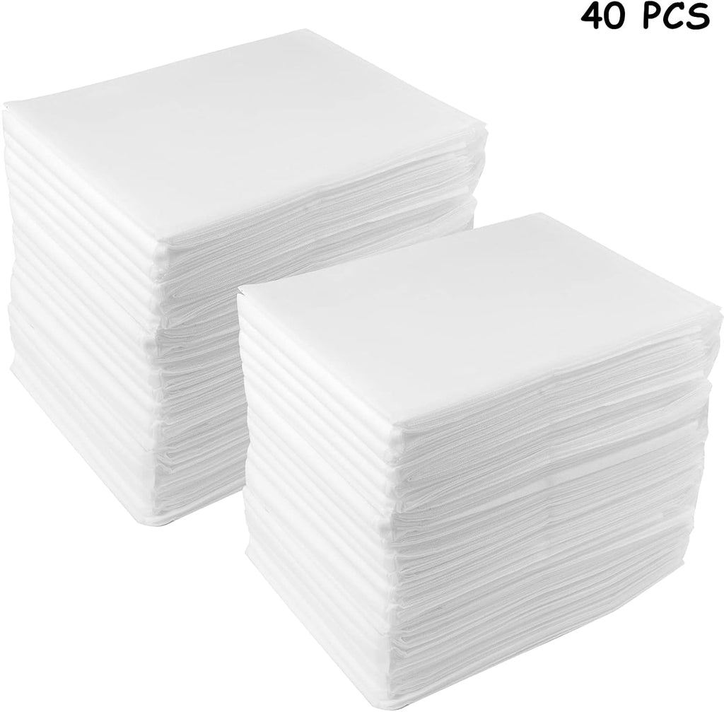 DEAYOU 40 PCS Disposable Spa Bed Sheets, Waterproof Massage Table Sheet Protector, Non Woven Fabric Bed Cover for Massage Therapy, Beauty Salon, Tattoo, Hotels, Esthetician, 31" x 67", Oil-Proof