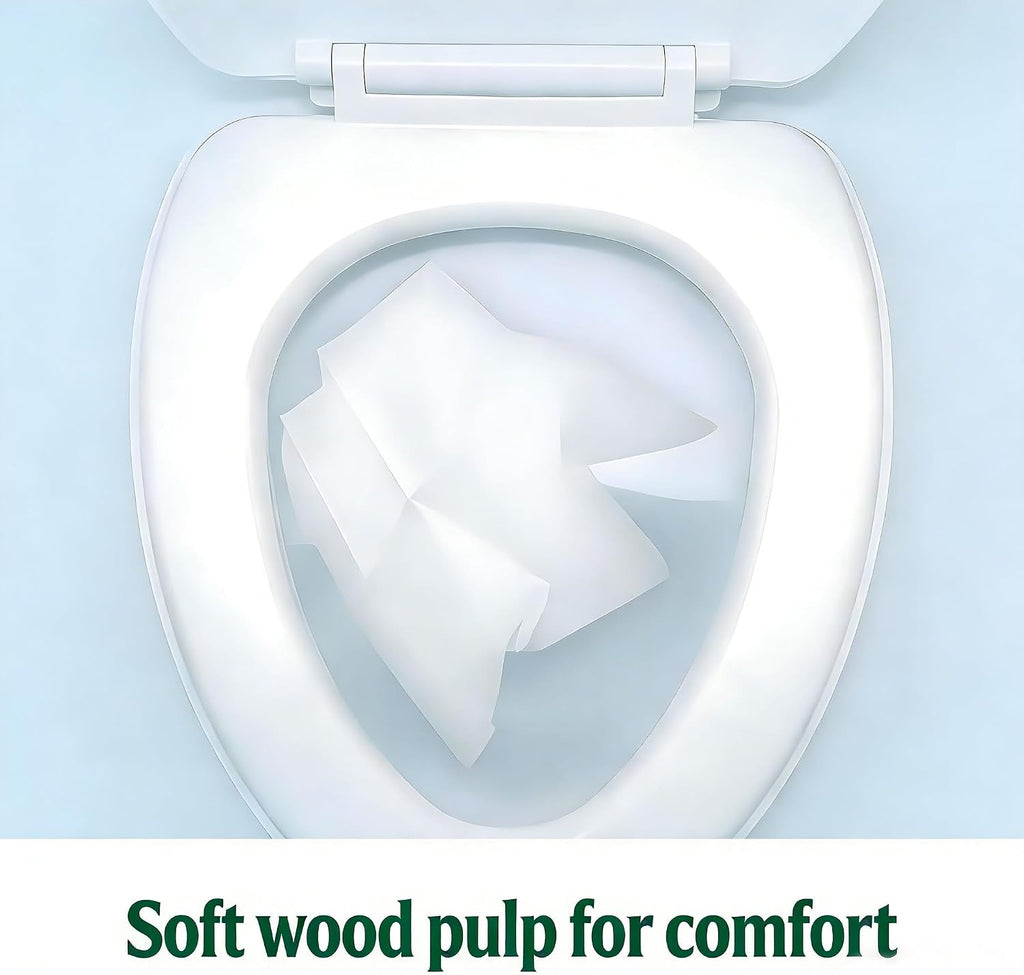 Toilet Seat Covers, 20-Pack Disposable Flushable Travel Covers