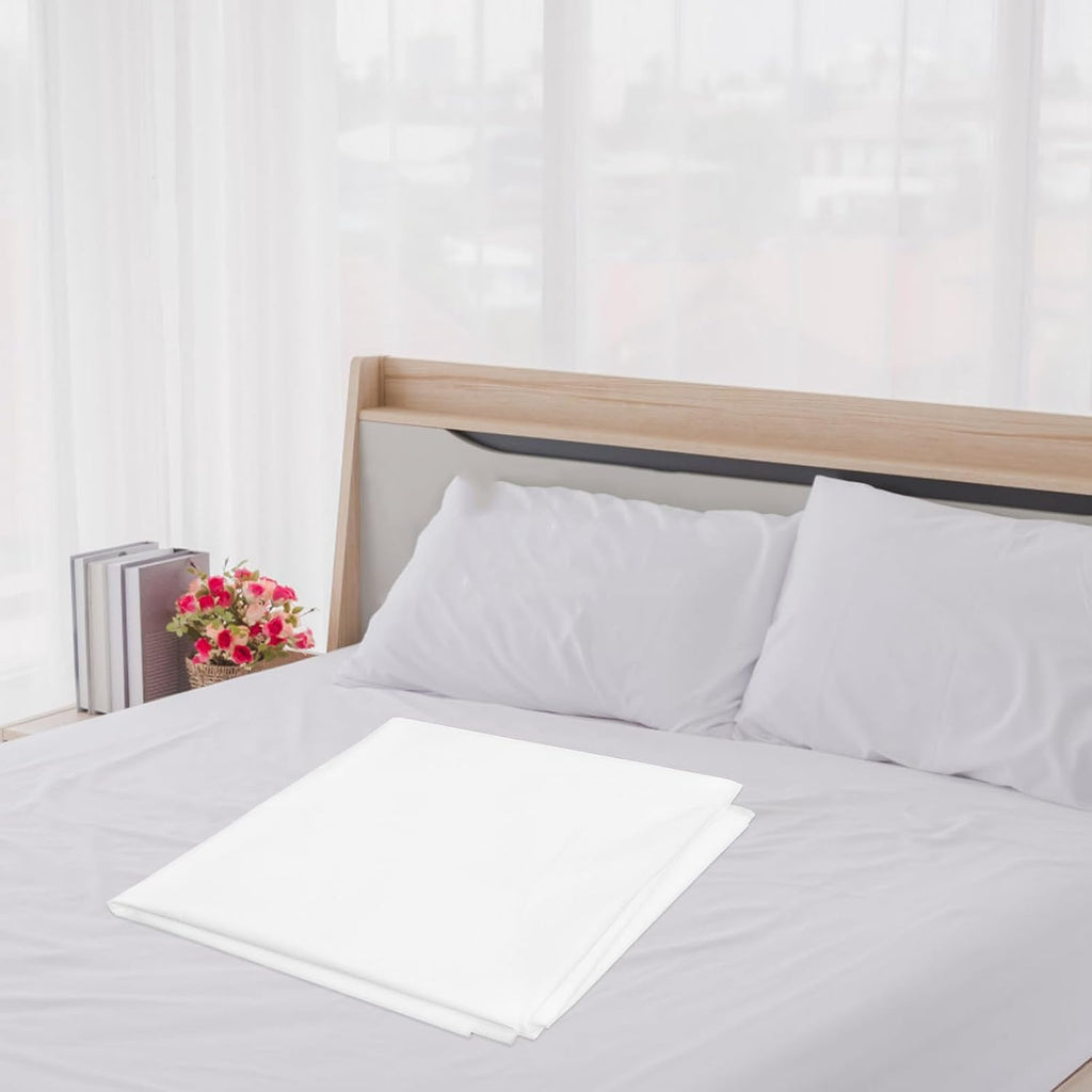 PRETYZOOM 1Set Disposable Bedding for Travel Includes Bed Sheet Duvet Cover Pillowcases Disposable Design Elegant for Hotels Travel