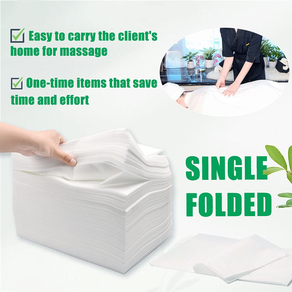 Disposable Bed Sheets 55PCS, Waterproof Bed Cover