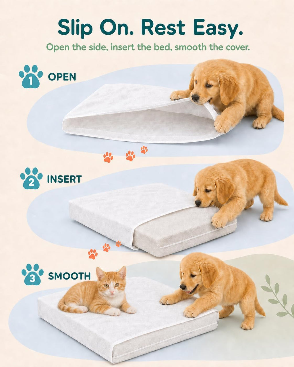 Disposable Dog Bed Covers, 21 x 33 in, 20 Pack
