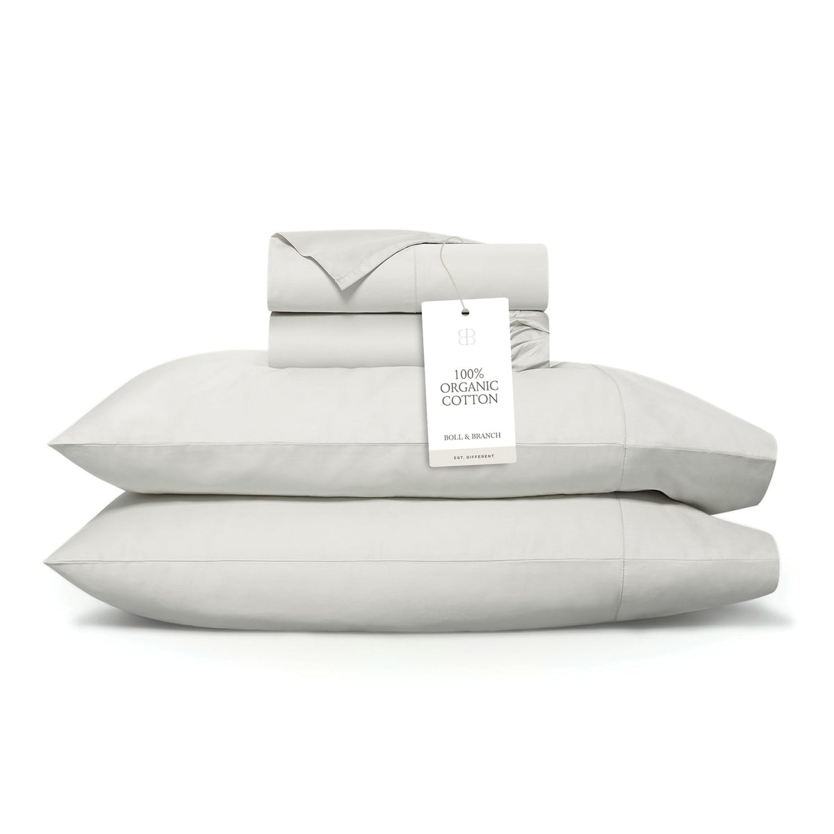 BOLL & BRANCH Signature Hemmed Sheet Set, King, White