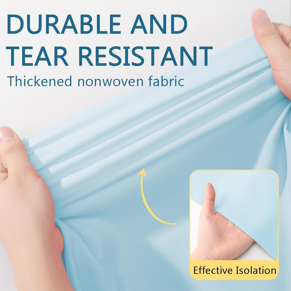 Ouliget Disposable Toilet Lid Covers,Toilet Stain Isolation Complete Cover Suitable for All Toilets,Paper Liners for Restroom Bathroom Travel Camping,10 Pieces