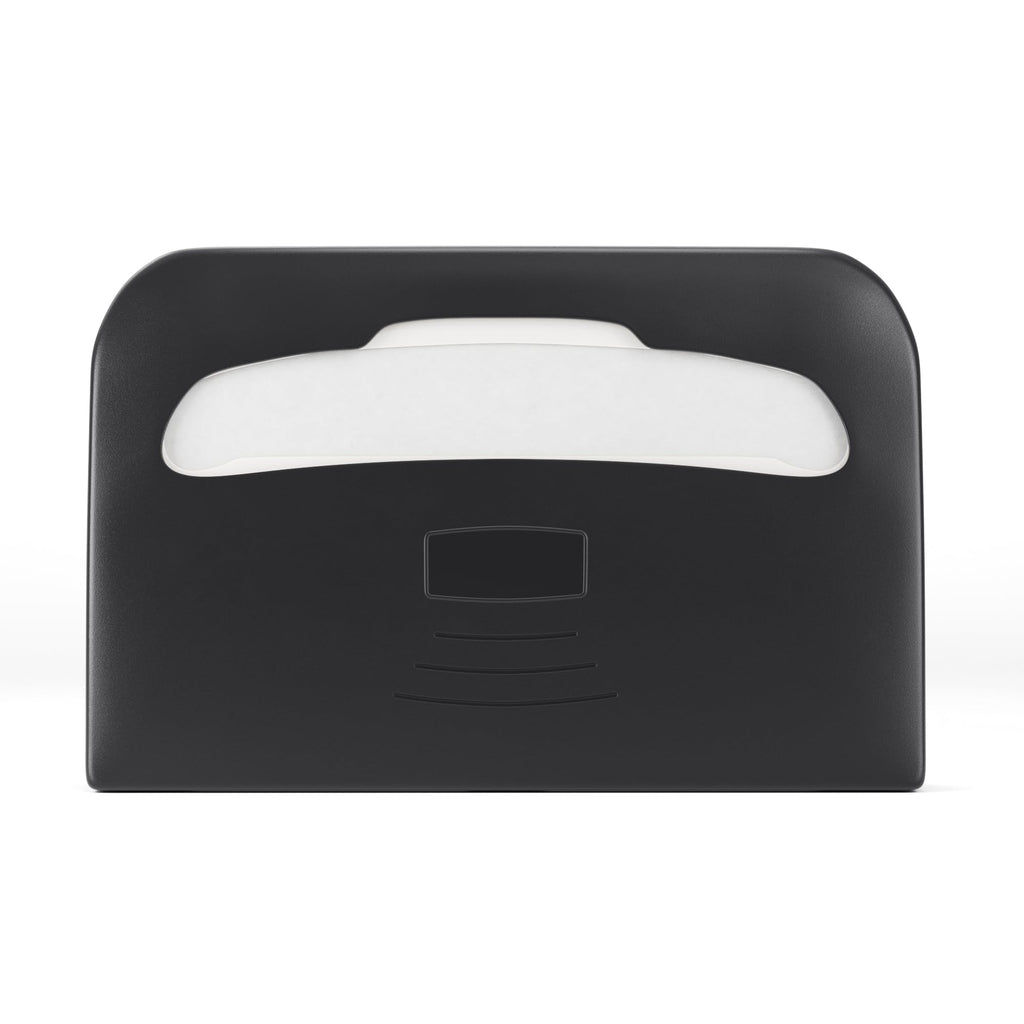 Commercial Toilet Seat Cover Dispenser Wall Mount (2-Pack), Black Half-Fold Toilet Seat Cover Holder for Bathroom/Restroom