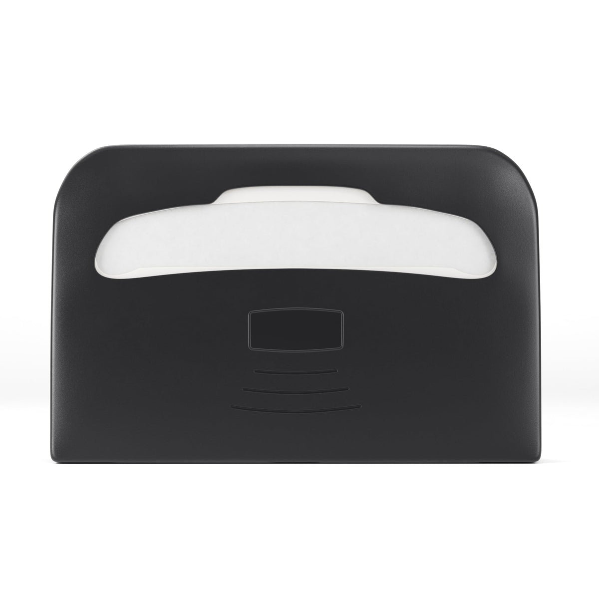 Commercial Toilet Seat Cover Dispenser Wall Mount (2-Pack), Black Half-Fold Toilet Seat Cover Holder for Bathroom/Restroom