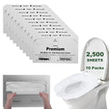 Toilet Seat Covers Flushable XXL 50 Pcs for Adults Kids