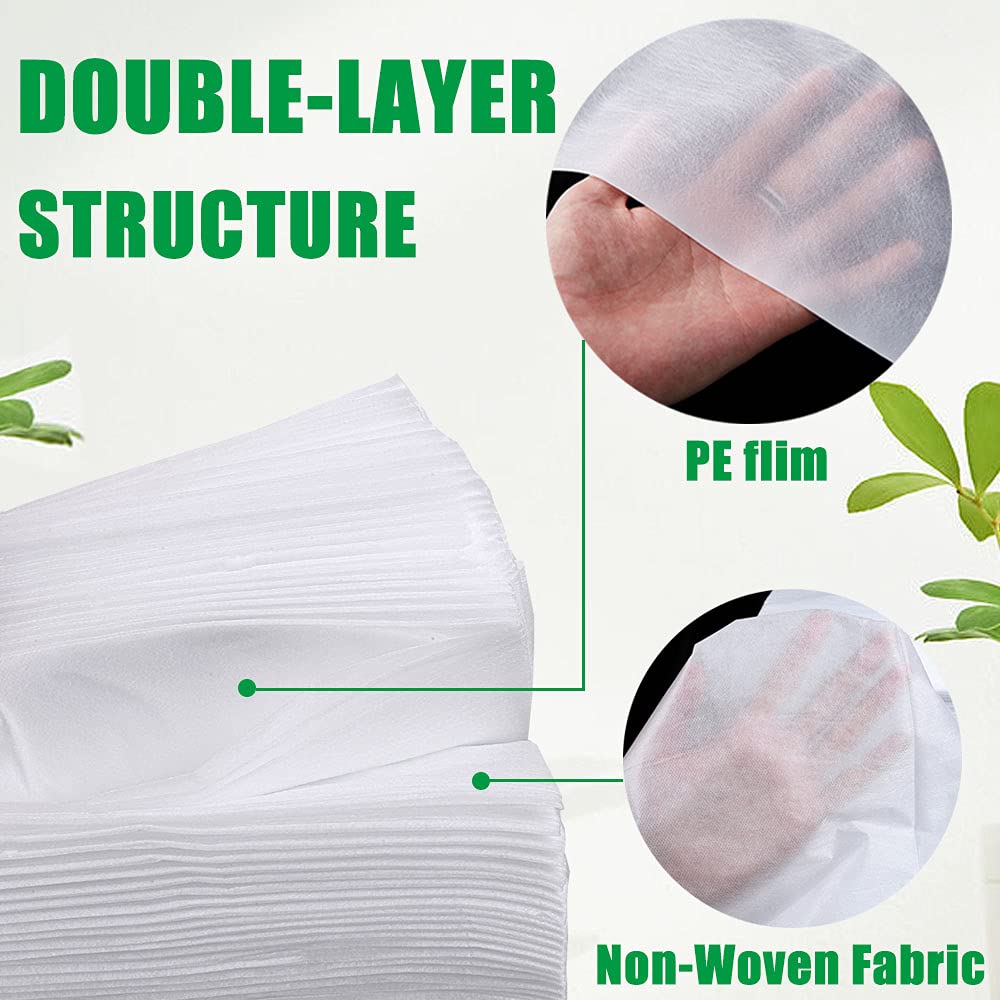 Disposable Bed Sheets 55PCS, Waterproof Bed Cover