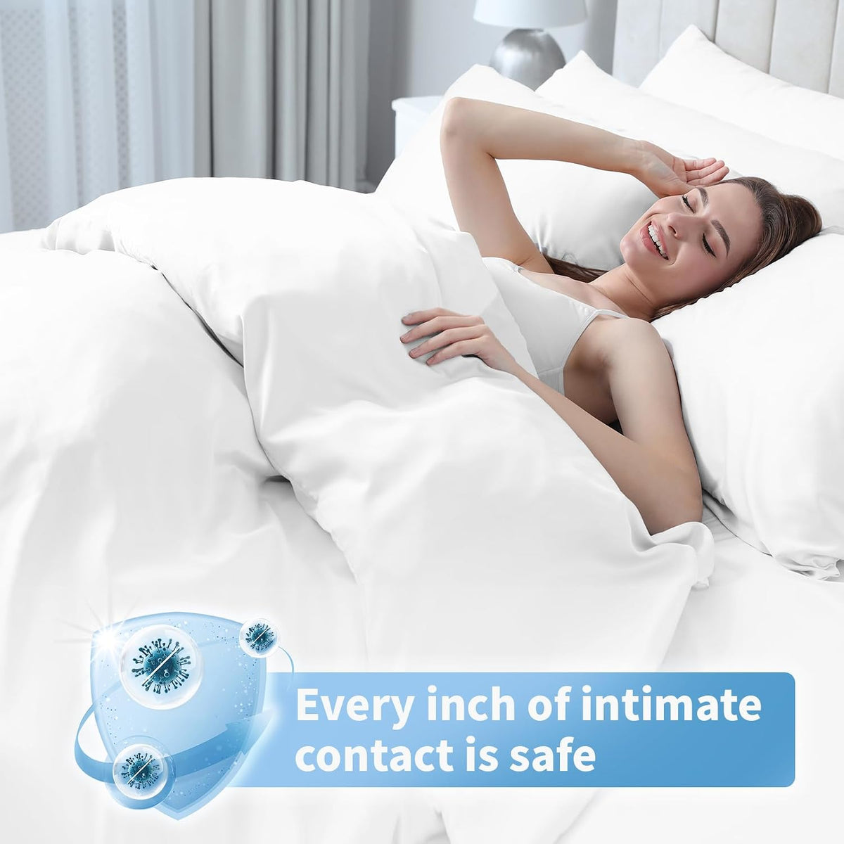 KIIS Travel-Safe Disposable Cover Sheets for Travel, Disposable Bed Sheet, Disposable Duvet/Comforter Cover, Disposable Pillowcases, Perfect for Hotels & Trips (King Size)