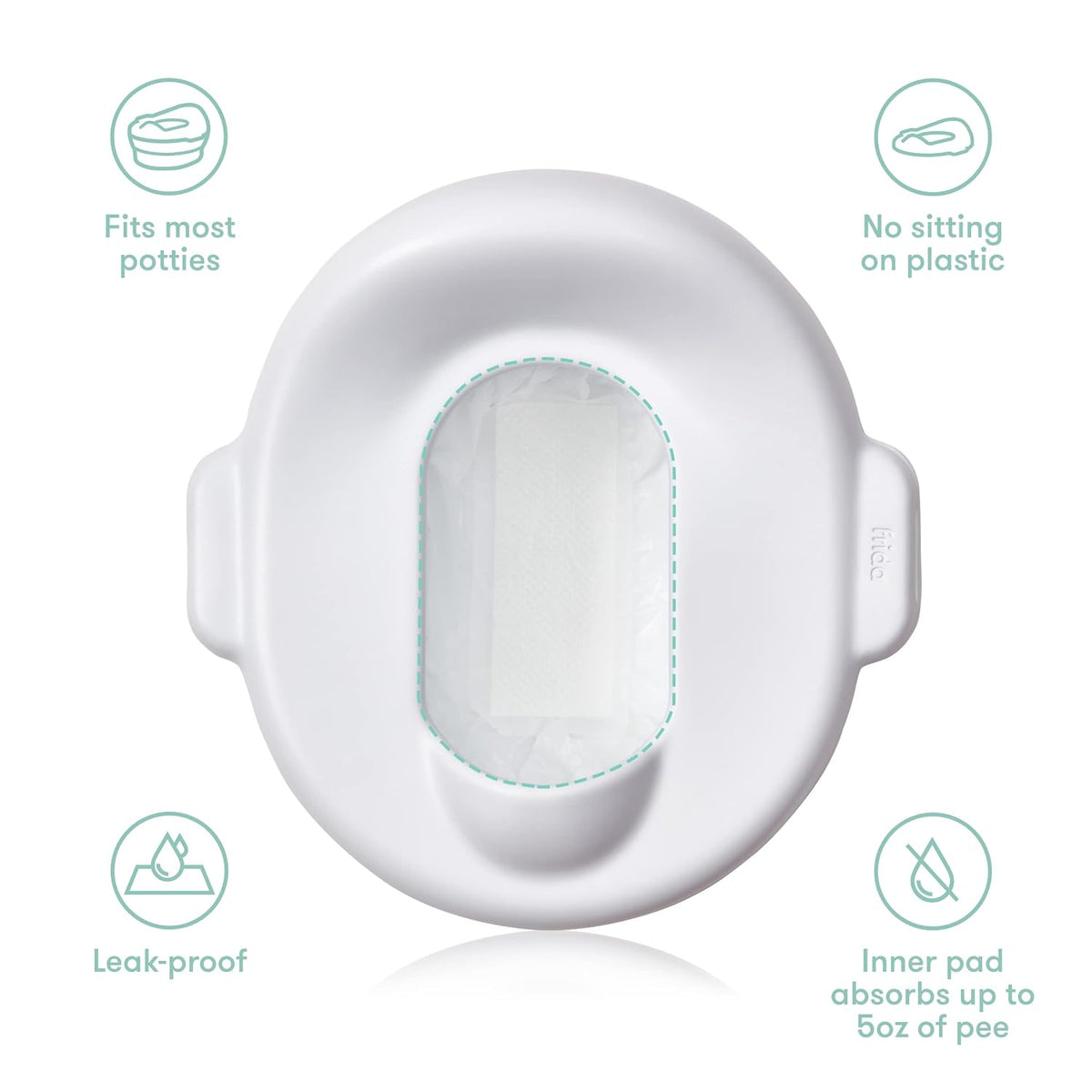 Frida Baby Poo + Pee Potty Liners, Leak-Proof, Easy Cleanup, 30 Count