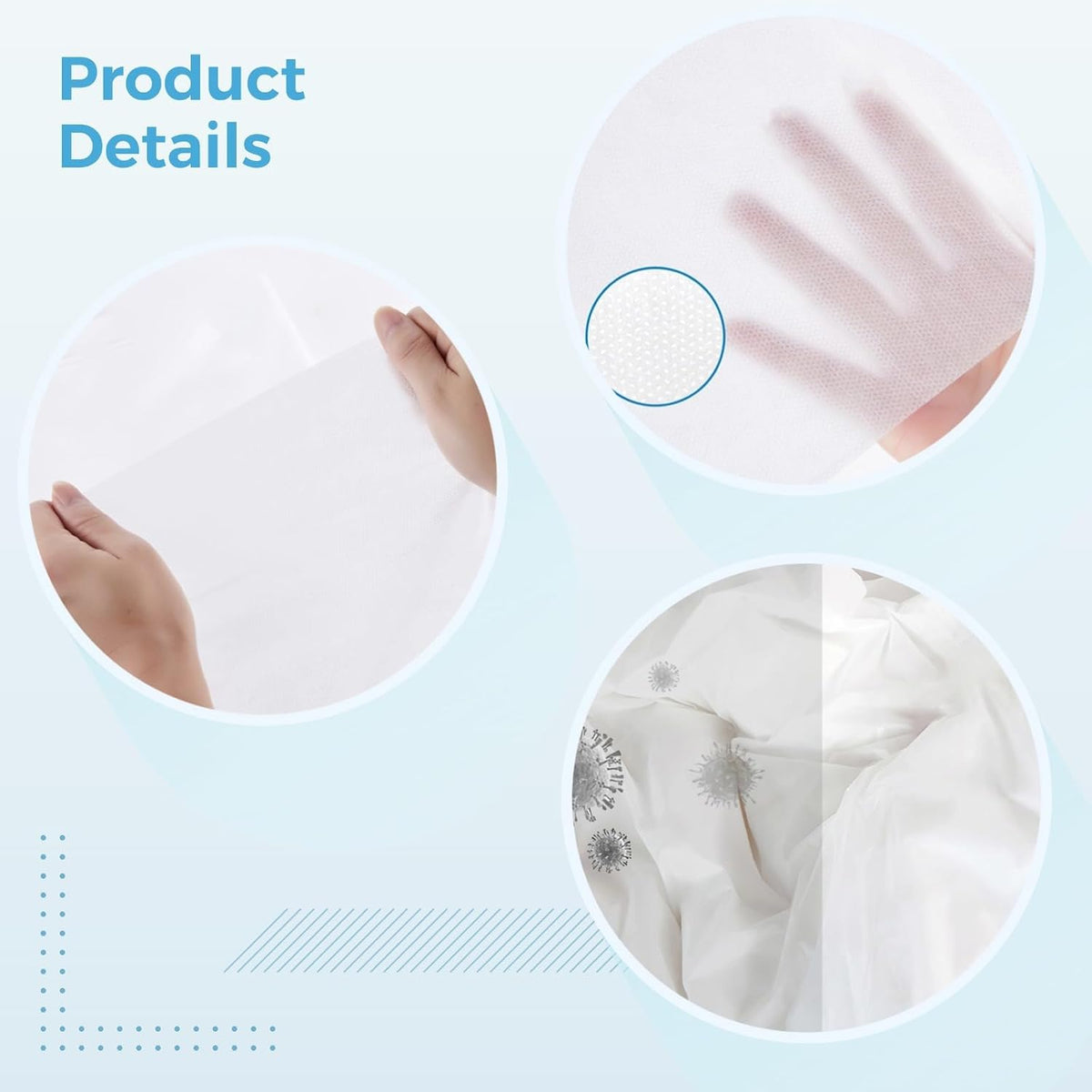 Lightweight Travel Bedding Set, Disposable Kit with Pillowcases, Bed Sheet, and Duvet Cover, Ideal for Vacations and Business