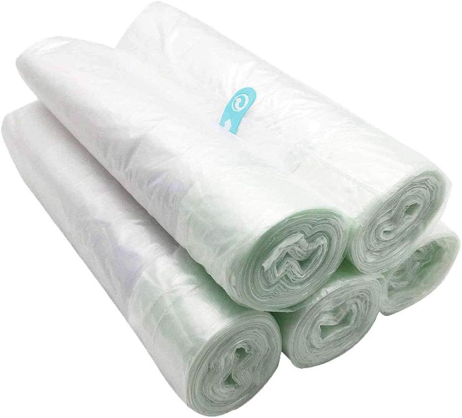 100 Pack Potty Chair Liners Disposable,Drawstring Training Toilet Seat Liner Bags Cleaning Bag for Kids Toddlers Outdoors Travel