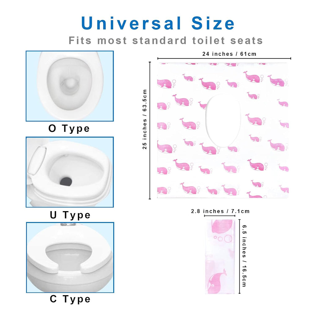 21 Pack Toilet Seat Covers Disposable, Extra Large Potty Training Liners