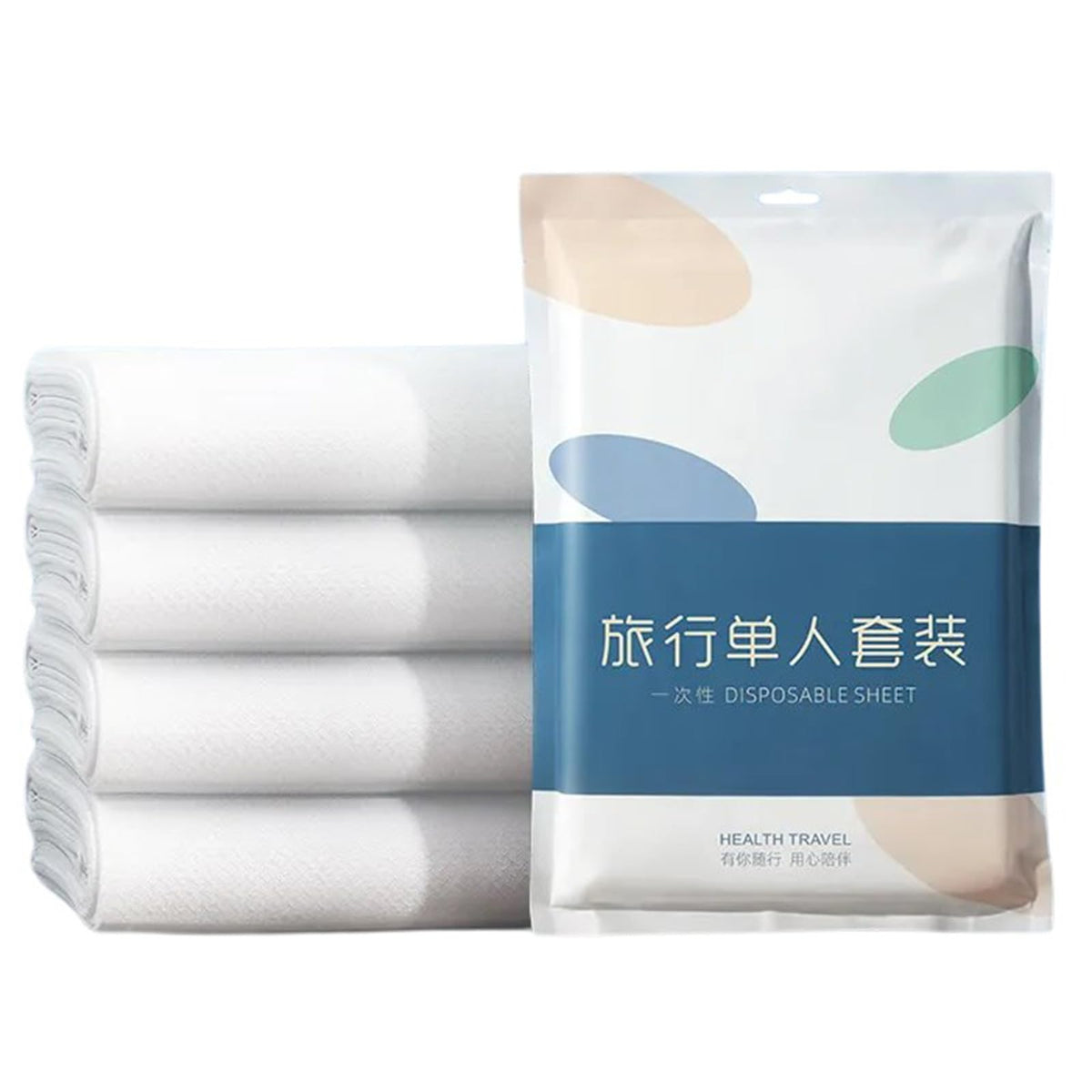 Hygienic Bedding Sheet Duvet Covers Pillowcase Set Breathable for Hotels and Guesthouses Disposable Bedding Set