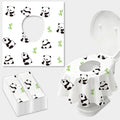 20 Pack Toilet Seat Covers Disposable, Waterproof, Ideal for Kids and Adults, Extra Large, Individually Wrapped, Toddlers Potty Training in Public Restrooms, Airplane, Trip - Panda Designs