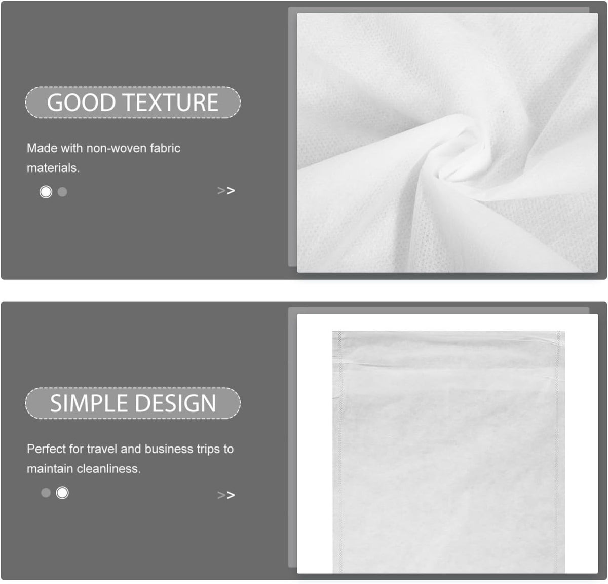 Levemolo Disposable Bed Sheet Set with Duvet Cover and Pillowcases