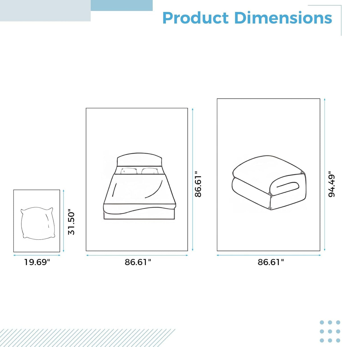 Travel Bedding Kit with 2 Pillowcases, 1 Bed Sheet & 1 Duvet Cover, Disposable & Lightweight, Perfect for Short Trips
