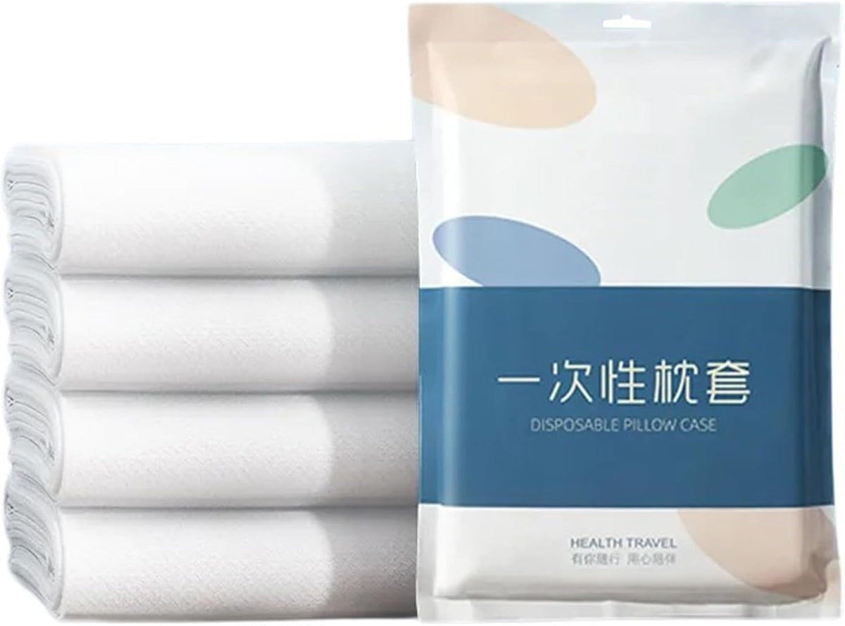 Disposable Bed Sheet, Duvet Cover, and Pillowcase Set, Made of Thickened Non-Woven Fabric with high Breathability, Suitable for Hotels, guesthouses, and Home use.(B,Singles)