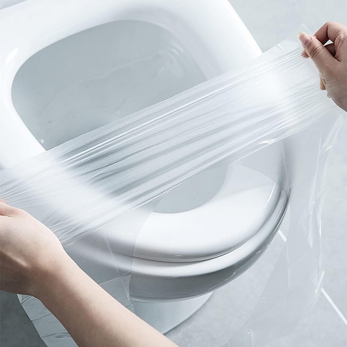 Luckyrao 50 PCS Travel Disposable Toilet Seat Cover Waterproof Portable WC Pad Toilet Mat For Baby Pregnant Mom,Independent Packing