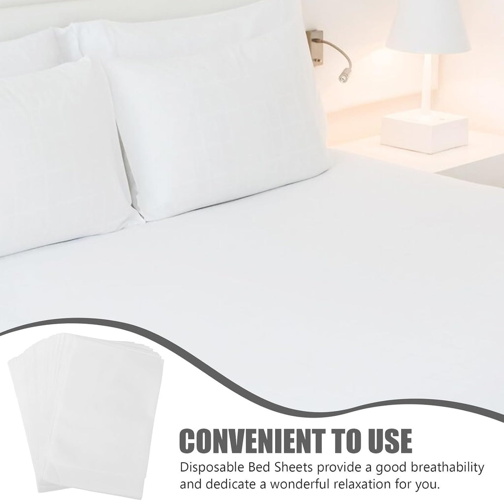 10pcs Disposable Non Woven Beauty Salon Bed Cover Sheets White