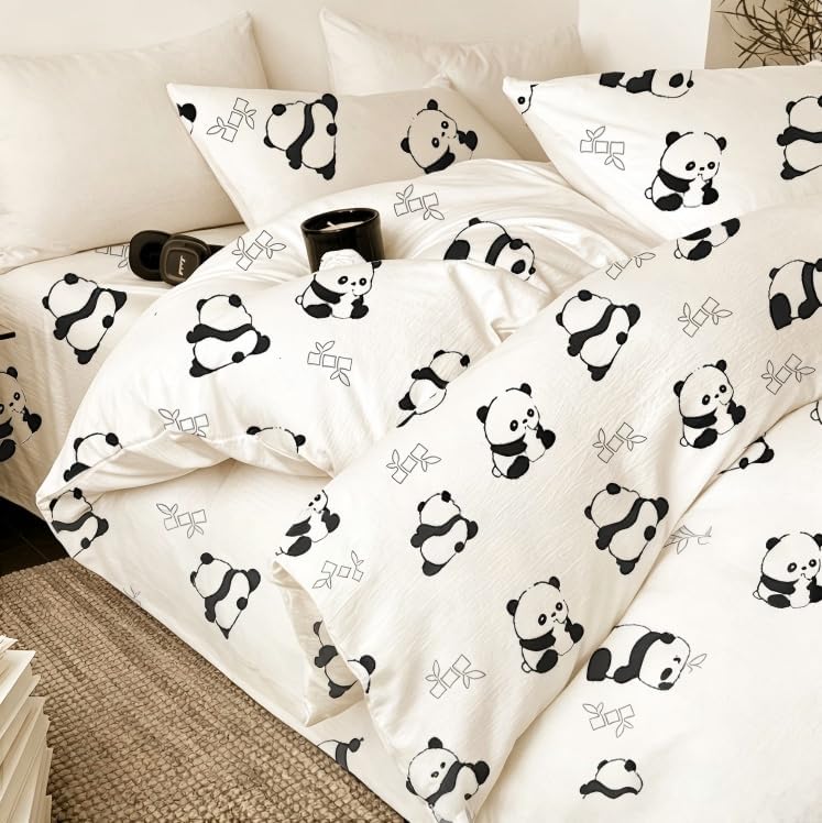 2Pcs Disposable Cartoon Pattern Travel Bedding Set