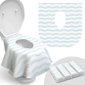 Disposable Toilet Seat Covers 20 Pack, Waterproof Non-Flushable Liners