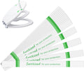 Germiwipe Printed Toilet Seat Bands, Paper, (Case of 500) Green