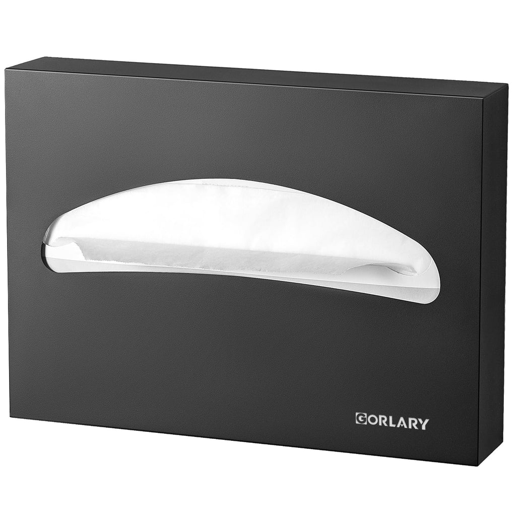 Gorlary Commercial Toilet Seat Cover Dispenser Wall Mount, Self-Adhensive