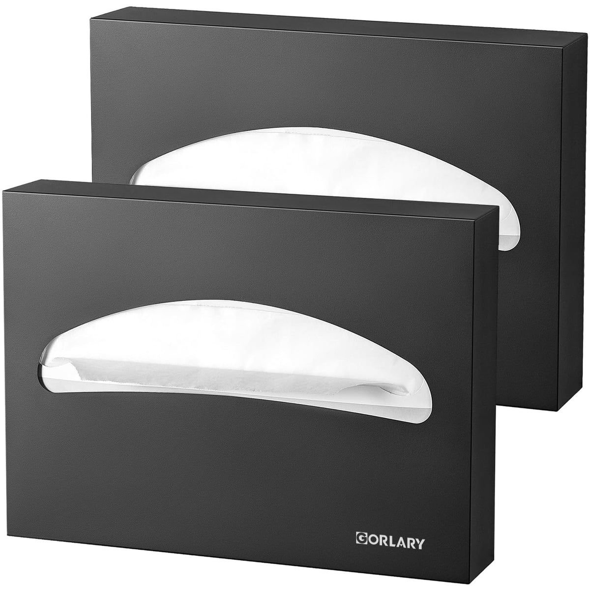 Gorlary Commercial Toilet Seat Cover Dispenser Wall Mount, Self-Adhensive